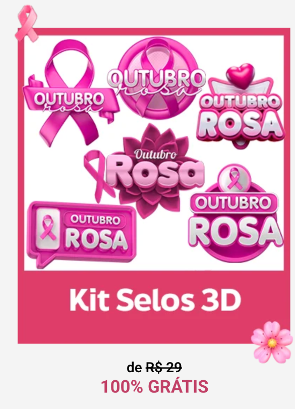 Bônus Kit Selos 3D