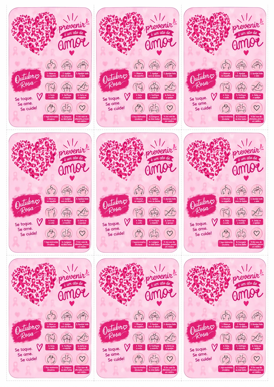 Lembrancinhas Outubro Rosa