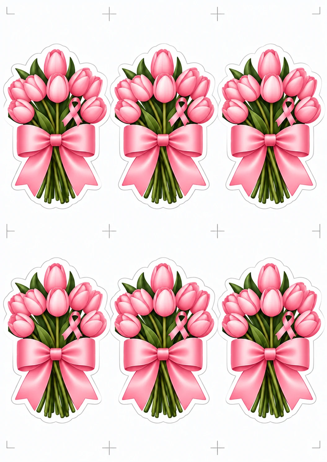 Buquê de tulipas rosa